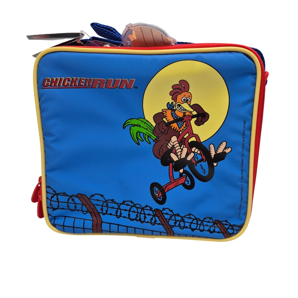 Chicken Run Rocky Soft Lunch Box Bag with Strap Zak Designs Dreamworks